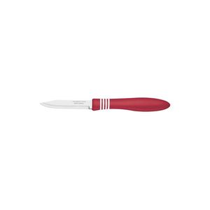 Faca Legumes Inox 3" Cor&Cor Vermelho Tramontina