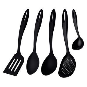 Jogo Utensílios Tramontina em Nylon 5 Peças Abilit Preto
