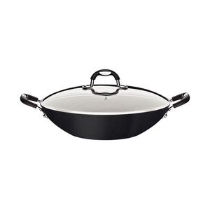 Wok Alumínio 32 cm Monaco Indução Preto Tramontina