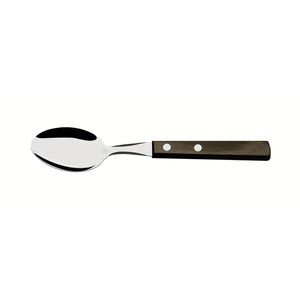 Colher Sobremesa Inox Polywood Castanho Tramontina