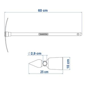 Sacho Coração Com Cabo 60 cm Tramontina