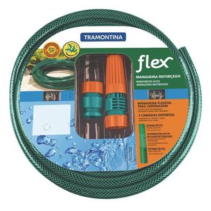 Mangueira Flexível Tramontina Verde 15 M Com Acessórios