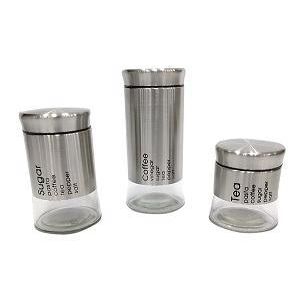 Conjunto de 3 Peças Porta Tempero Will Inox Dolce Home