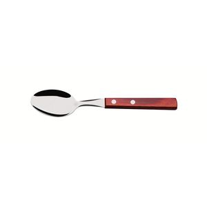 Colher Cha Inox Polywood Vermelho Tramontina