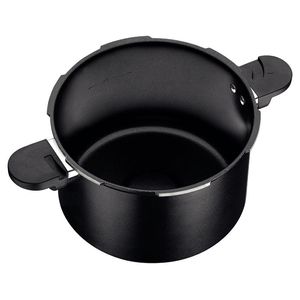 Panela De Pressão 7,0l 24cm Valencia Black Preto Tramontina