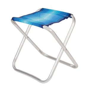Banqueta Azul Alumínio Mor