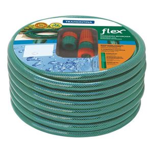 Mangueira Flexível Verde 25M Com Acessórios Tramontina