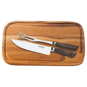 Kit Churrasco Polywood Castanho 3 Peças Tramontina