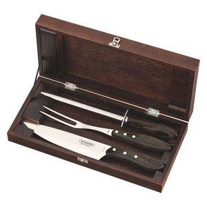 Kit Churrasco Polywood Castanho 4 Pçs Tramontina