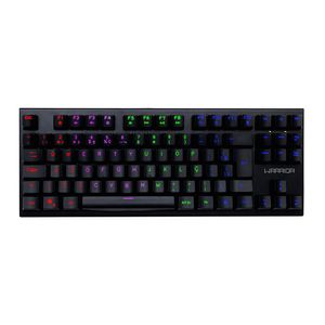 WARRIOR TERO TECLADO GAMER MECANICO TKL LED RAINBOW - TC237