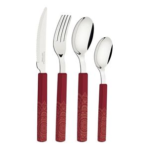 Faqueiro 16pcs Bliss Carmin Tramontina