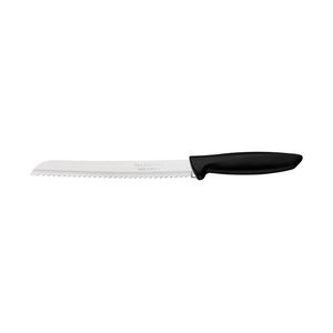 Faca Pão Inox 8" Plenus Preta Tramontina