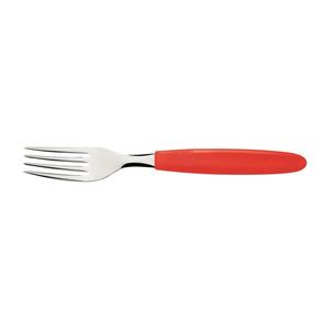 Garfo Mesa Inox Ipanema Vermelho Tramontina