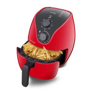 AIR FRYER 4L VERMELHA 220V - 1500W COM GRADE - CE084