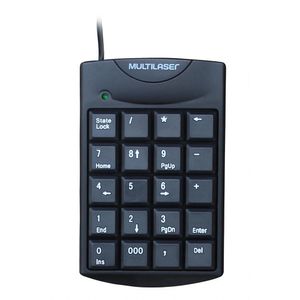 TECLADO NUMERICO COM FIO USB PRETO - TC229