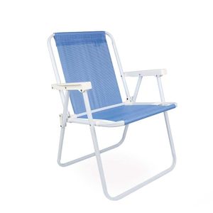 Cadeira Alta Azul Mor