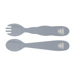 Jogo De Talheres 2 Pcs Le Petit Cinza Tramontina