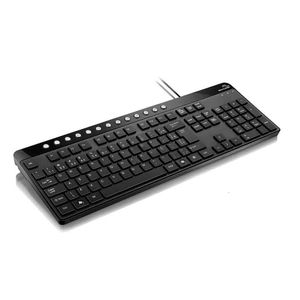 Teclado Multilaser Usb Multimidia Chocolate Usb USB - Comprimento do Cabo 1,3M  - TC143