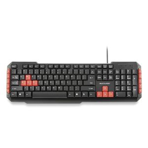 TECLADO MULTIMIDIA GAMER RED KEYS USB - TC160