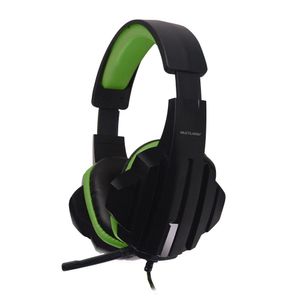 FONE DE OUVIDO HEADSET GAMER P2/CABO NYLON VERDE - PH123