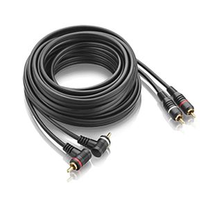 CABO RCA EM L 5M PLUGUE EMBORRACHADO - AU501