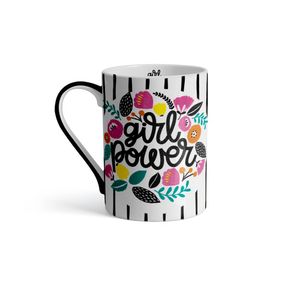 CANECA DE PORCELANA GIRL POWER 370ML UP HOME - UD248
