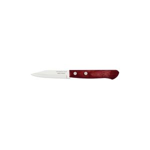 Faca Legumes Inox 3" Polywood Vermelho Tramontina
