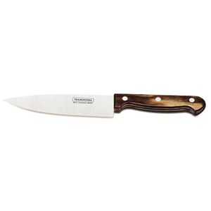 Faca Carne Inox 6" Polywood Castanho Tramontina
