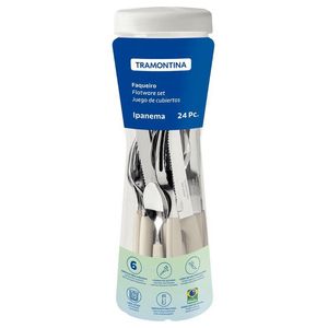 Faqueiro Inox 24 Peças Ipanema Cinza Tramontina