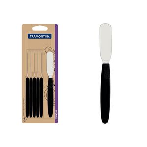 Conj. Espatulas Inox 6 Pçs Ipanema Preto Tramontina