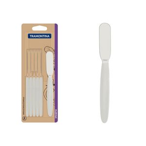 Conj. Espatulas Inox 6 Pçs Ipanema Branco Tramontina