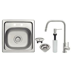 Kit Cuba Varanda Gourmet Tramontina em Aço Inox com Acabamento Pré Polido 3