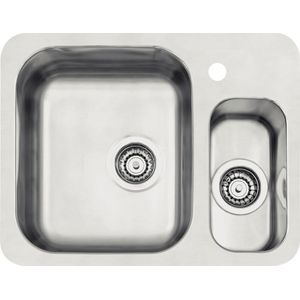 Cuba Tramontina Isis Plus em Aço Inox Acetinado 52x40 cm com 2 Cubas