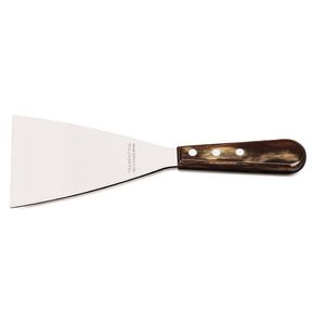 Espatula Raspador Inox 5" Polywood Castanho Tramontina
