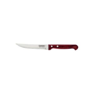 Faca Churrasco Inox 5" Polywood Vermelho Tramontina