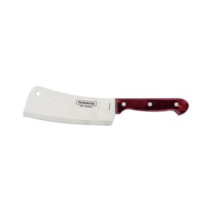 Cutelo Inox 6" Polywood Vermelho Tramontina