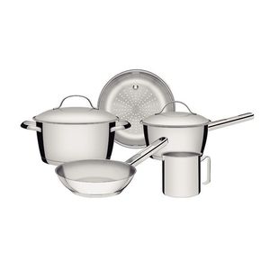 Jogo Panelas Aço Inox 5 Peças Allegra Tramontina