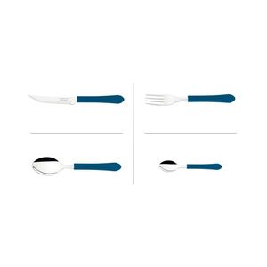 Kit 40 Talheres Leme Cinza Tramontina