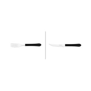 Kit 60 Talheres Leme Preto Tramontina