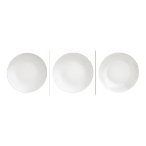 Kit 12 Pratos Leonora em Porcelana Tramontina