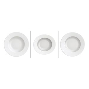 Kit 36 Pratos Elena em Porcelana Tramontina