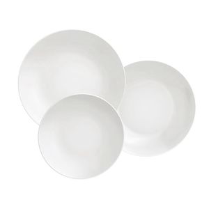 Kit 36 Pratos Sophia em Porcelana Tramontina
