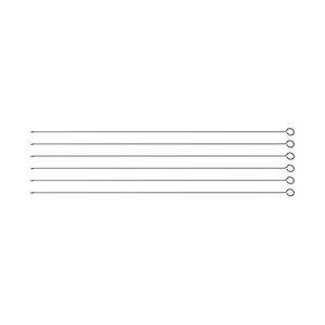 Conjunto de Espetinhos Tramontina em Aço Inox 50 cm 6 Peças