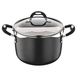 Espagueteira Alumínio 22 cm Monaco Indução Preto Tramontina