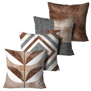 Kit 4 Capas Para Almofadas Decorativas Cannes 45x45cm